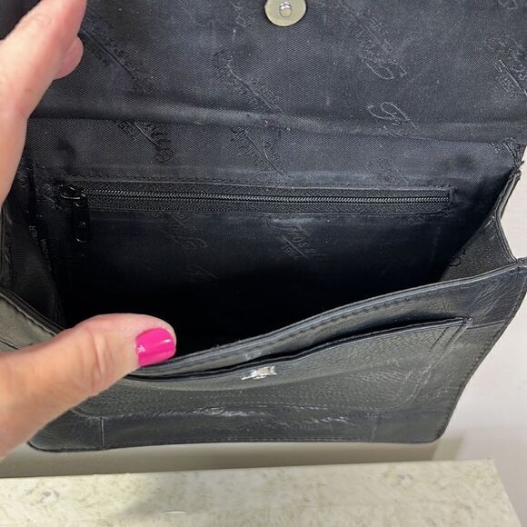 Retro Fossil Leather Bag Black - Picture 6 of 9